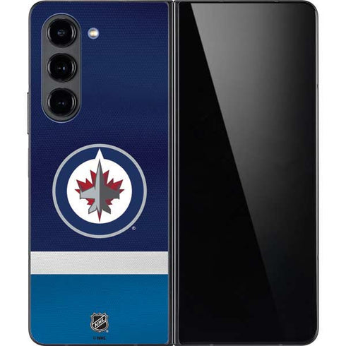 NHL Winnipeg Jets Alternate Jersey Galaxy Z Fold5 5G Skin